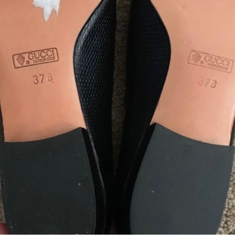 Gucci flats black size 6.5 - Picture 6 of 7